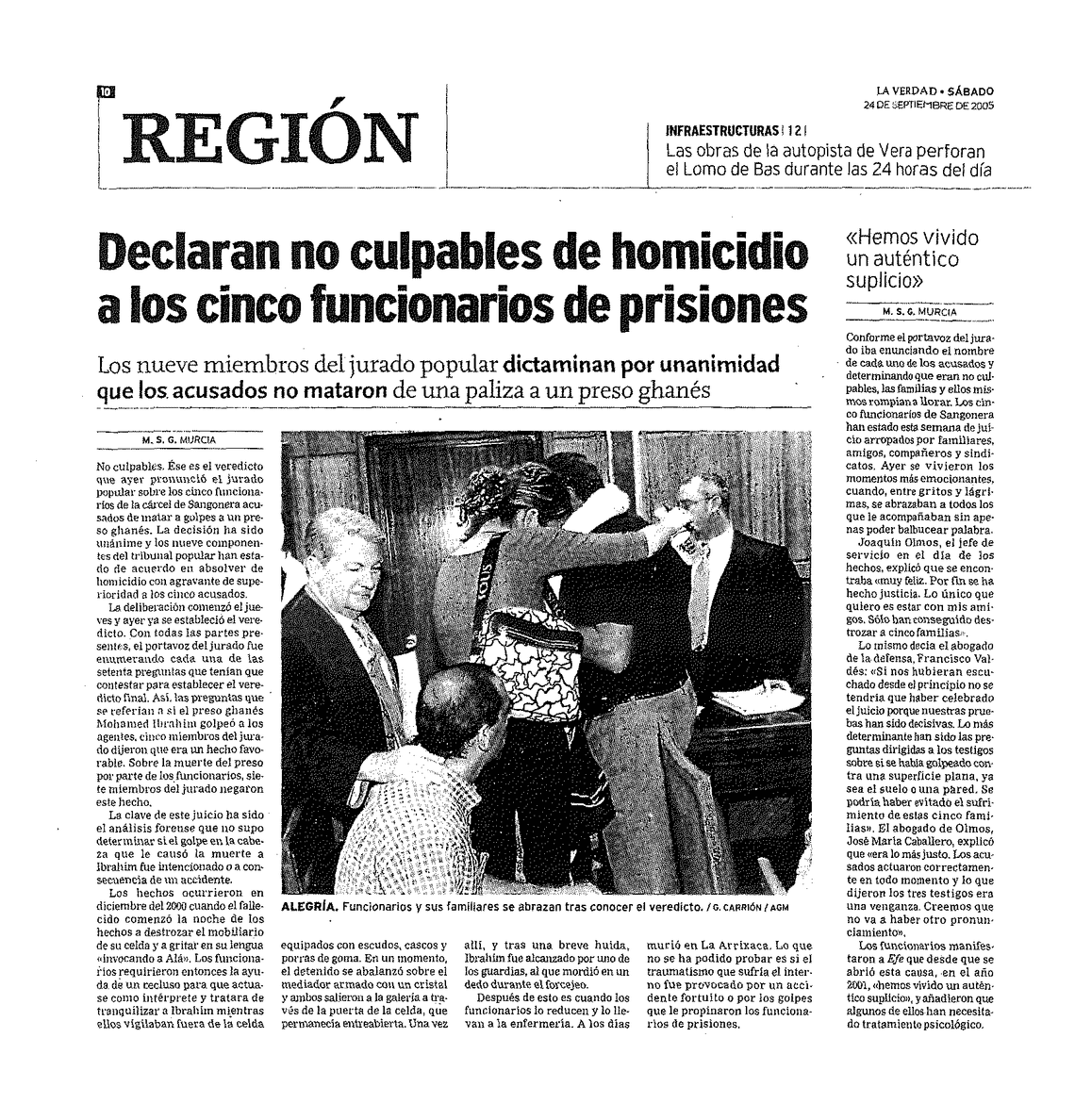 Francisco Valdés Albístur Abogados periodico 2