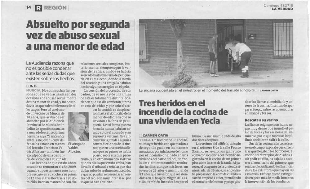 Francisco Valdés Albístur Abogados periodico 4